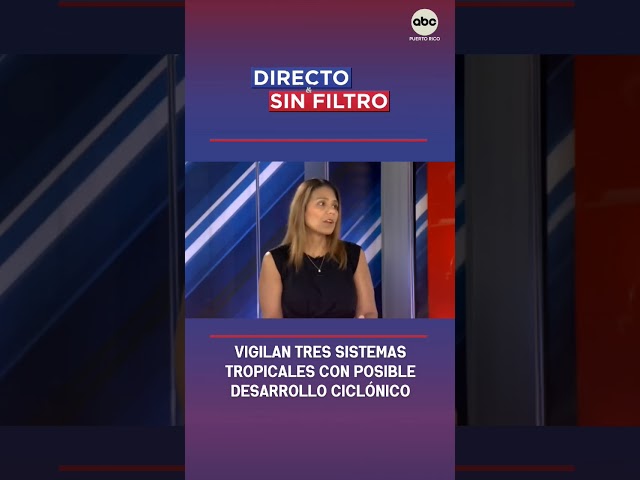 ⁣Directo y Sin Filtro: Se observan tres sistemas tropicales con posibilidad de desarrollo ciclónico