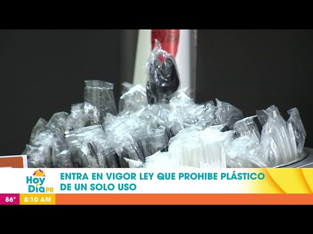 ⁣Plásticos de un solo uso: DACO pide a comerciantes que cumplan con la ley