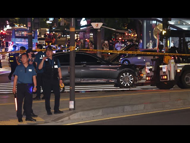 ⁣서울 시청역 교차로서 대형 교통사고…13명 사상 / 연합뉴스TV (YonhapnewsTV)
