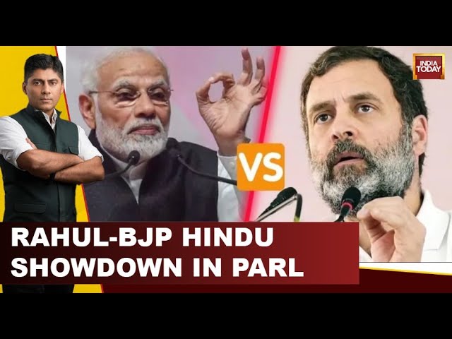 ⁣Rahul Gandhi News LIVE: Rahul-BJP Hindu Showdown In Parliament | India First With Gaurav Sawant LIVE