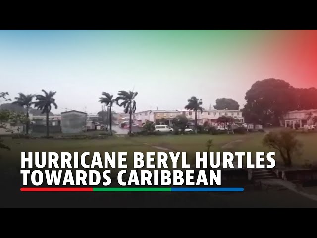 ⁣Hurricane Beryl hurtles towards Caribbean | ABS-CBN News