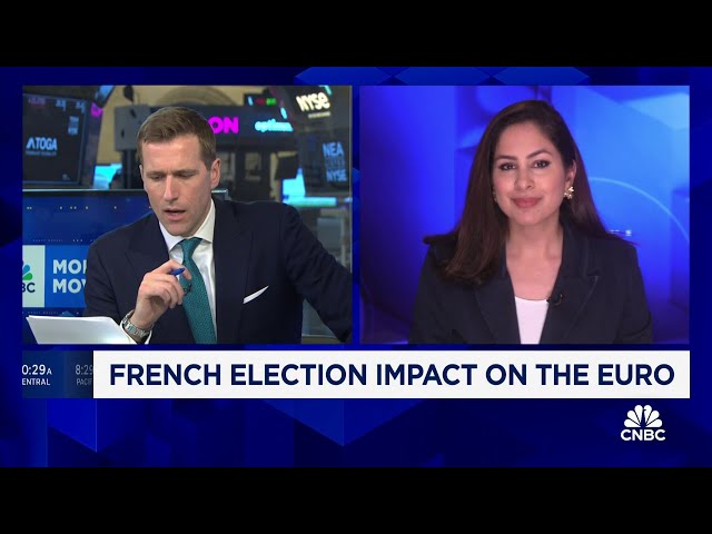 ⁣EU stocks rally on French election