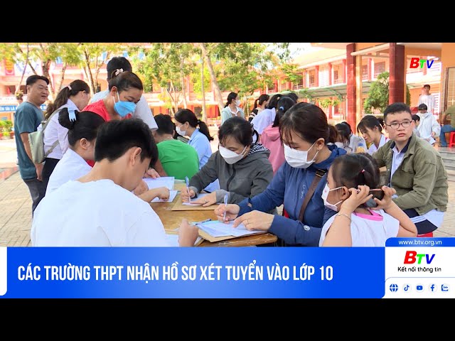 ⁣Các trường THPT nhận hồ sơ xét tuyển vào lớp 10