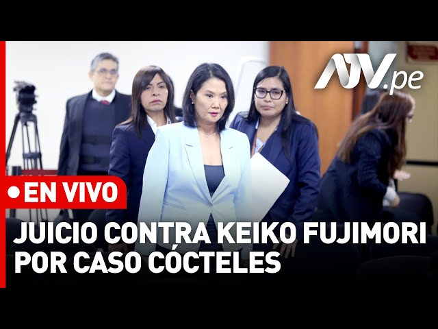 ⁣Keiko Fujimori EN VIVO: Inicia juicio oral en su contra por “Caso Cócteles"