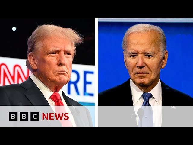 ⁣US election: Polls show Biden support falling as Supreme Court rules on Trump immunity | BBC News