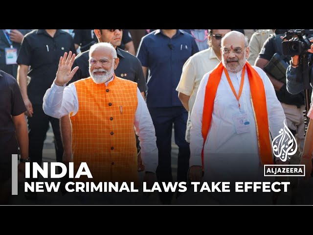 ⁣India's new laws: Rights concerns as colonial-era legislation replaced