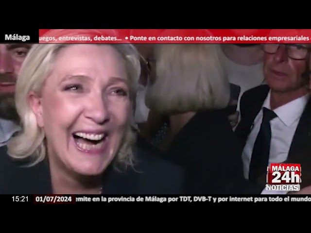 ⁣Noticia - Macron pide un "frente republicano" con la izquierda tras la victoria de Le Pen