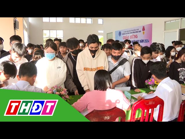 ⁣Hơn 500 học sinh, sinh viên nhập học trường CĐCĐ Đồng Tháp | THDT