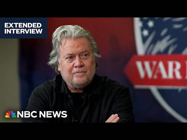 ⁣Steve Bannon says 'Donald Trump is a moderate in the MAGA movement': Full interview