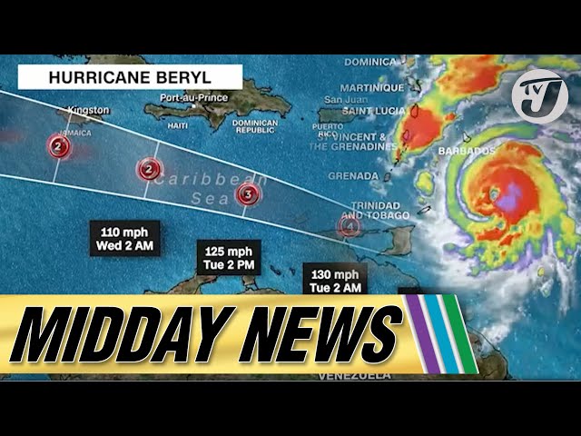 ⁣Major Hurricane Beryl Watch for Jamaica | GOJ Not Short on Resources for Hurricane Response