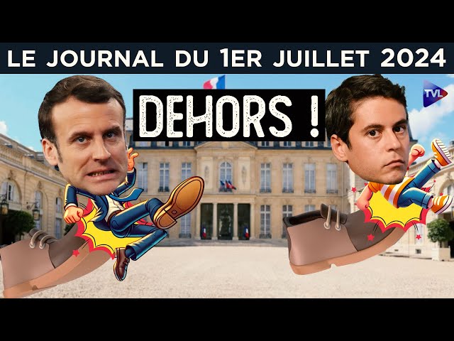 ⁣Macron et l’humiliation suprême - JT du lundi 1er juillet 2024