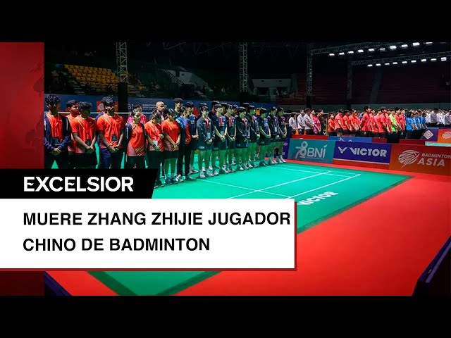 ⁣Muere jugador chino de Badminton tras desplomarse en pleno juego