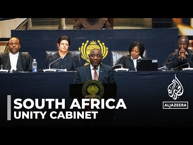 ⁣South Africa’s Ramaphosa names new cabinet as deadlock broken