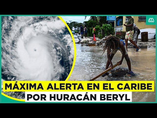 ⁣Emergencia en el Caribe: Huracán Beryl se fortalece a categoría cuatro y genera preocupación