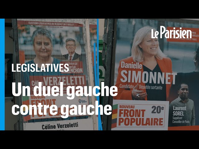 ⁣« Ridicule ! » : ces deux candidates Nouveau Front populaire s'affrontent à Paris pour le 2e to