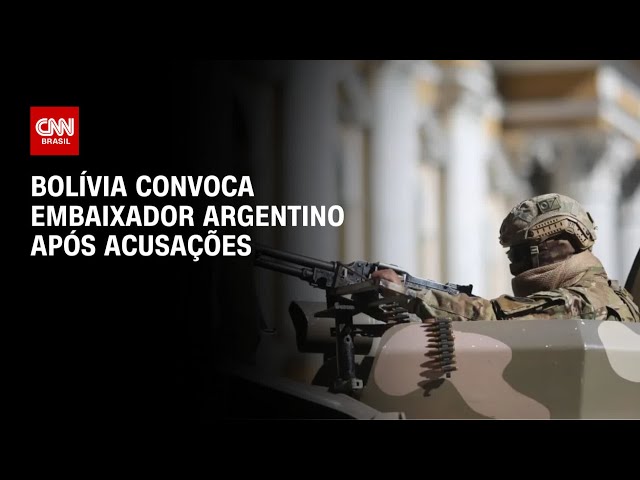 ⁣Bolívia convoca embaixador argentino após acusações | CNN 360º
