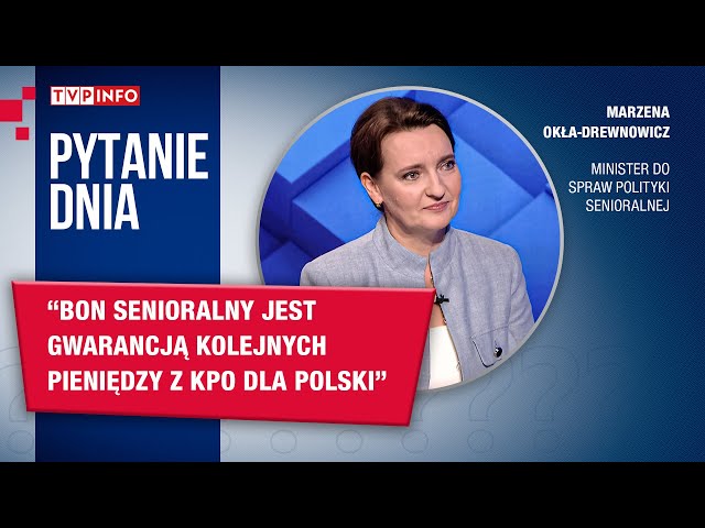 ⁣Marzena Okła-Drewnowicz: nie będzie drugiej waloryzacji emerytur | PYTANIE DNIA