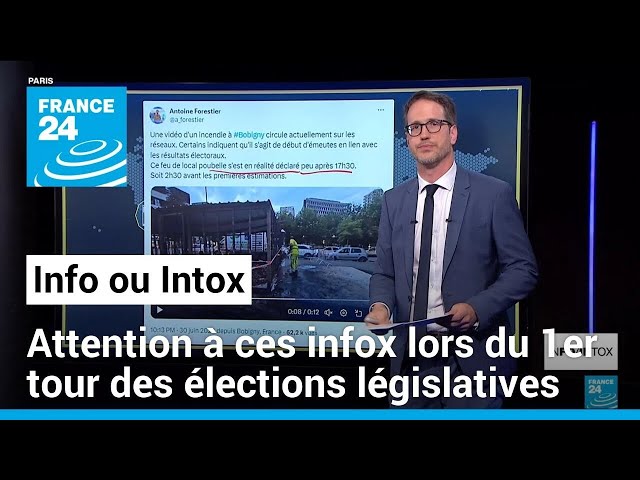 ⁣Attention à ces infox lors du 1er tour des élections législatives • FRANCE 24