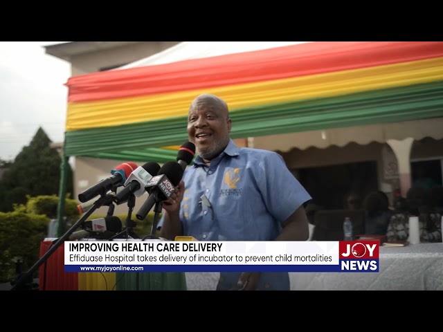 ⁣Health care delivery: Effiduase Hospital takes delivery of incubator to prevent child mortalities