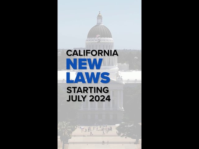 ⁣Here are the new California laws going into effect July 1st