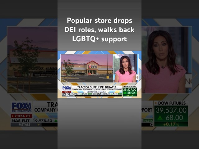 ⁣Tractor Supply says goodbye to DEI #shorts