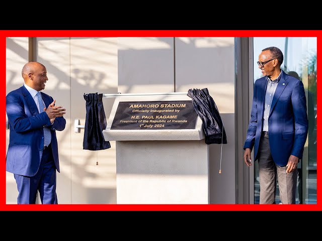 ⁣President Kagame Officially Inaugurates the Newly Renovated 45,000-Seat Amahoro Stadium