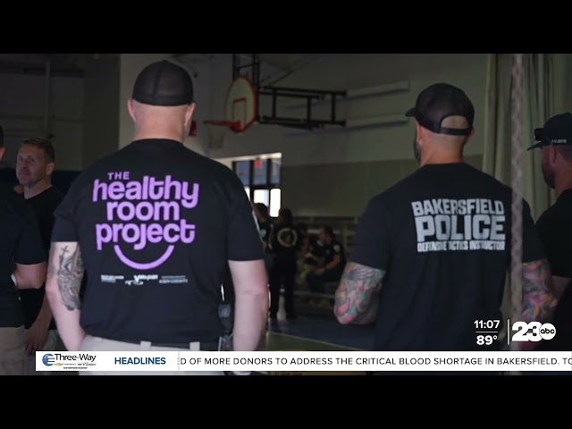 ⁣Newest Bakersfield Police officers give back to local youth