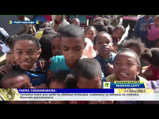 NY VAOVAOM PARITRA DU 01 JUILLET 2024 BY TV PLUS MADAGASCAR