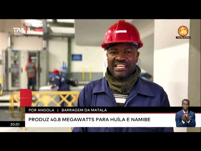 ⁣Por Angola: Barragem da Matala produz 40,8 megawatts para Huila e Namibe