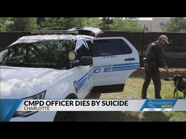 ⁣Mental health at forefront of CMPD officer suicide