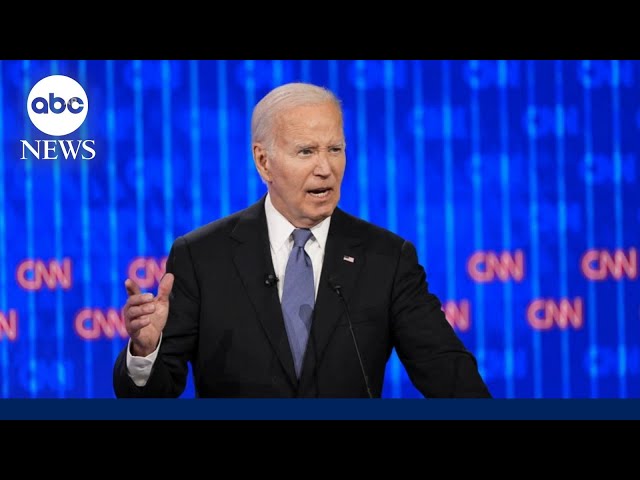 ⁣Biden under pressure after presidential debate