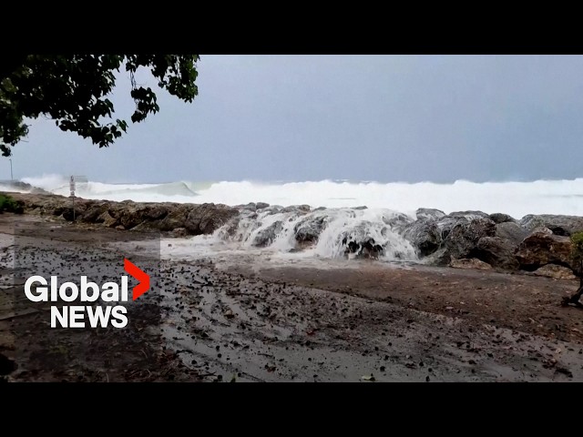 ⁣Hurricane Beryl makes landfall in Caribbean as powerful Category 4 storm