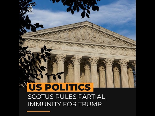 ⁣US Supreme Court rules partial immunity for Trump | Al Jazeera Newsfeed