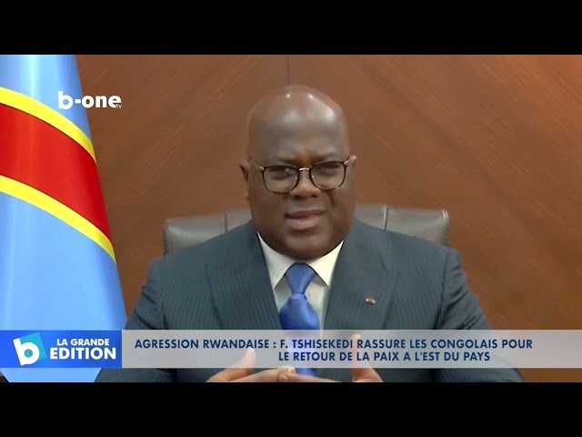 ⁣Agression Rwandaise,   Félix TSHISEKEDI rassure les congolais pour le retour de la paix à l’Est