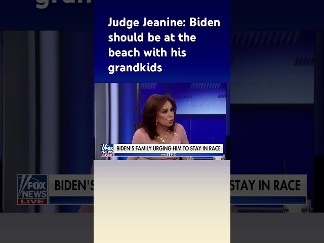 ⁣Judge Jeanine: Jill Biden spoke to President Biden like a kindergarten teacher