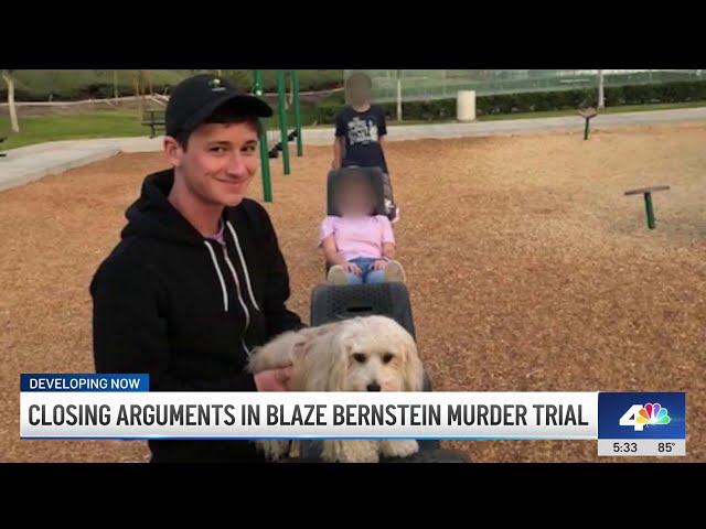 ⁣Defense makes closing argument in Blaze Bernstein's murder trial