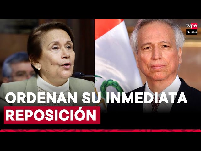 ⁣JNJ: ordenan reposición inmediata de Aldo Vásquez e Inés Tello