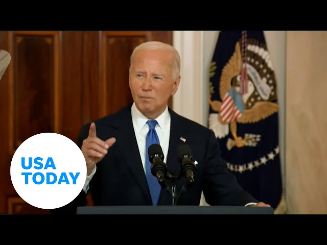 ⁣President Biden calls SCOTUS immunity ruling a 'dangerous precedent' | USA TODAY