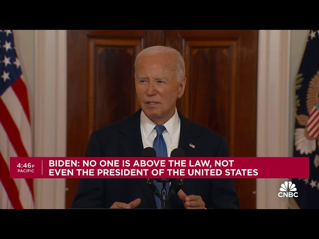 ⁣President Biden: SCOTUS ruling on presidential immunity sets 'dangerous precedent'