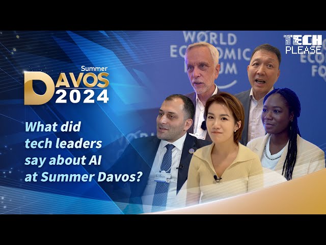 ⁣Tech Please: What did tech leaders say about AI at Summer Davos?