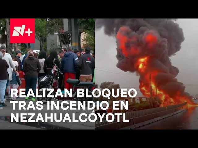 ⁣Incendio en Ciudad Nezahualcóyotl consume decenas de casas irregulares - En Punto