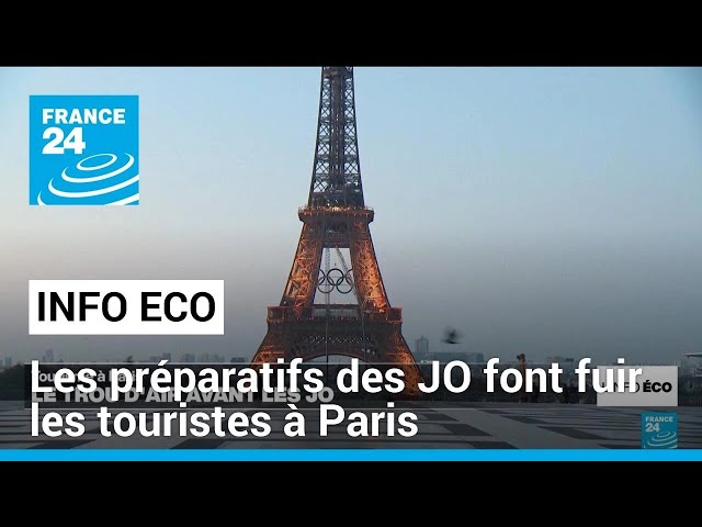 ⁣Les préparatifs des Jeux olympiques font fuir les touristes à Paris • FRANCE 24