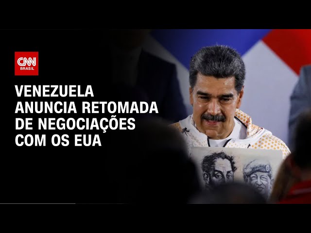 ⁣Venezuela anuncia retomada de negociações com os EUA | CNN NOVO DIA