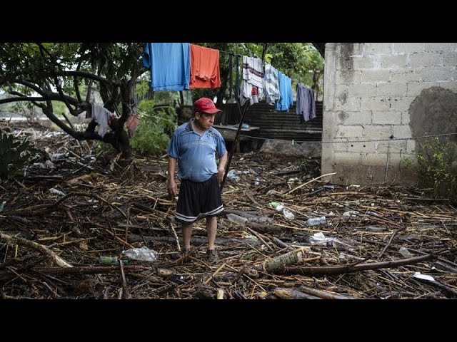⁣NO COMMENT: Los imponentes estragos de la tormenta tropical Chris a su paso por México