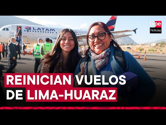 ⁣MTC: reinicio de vuelos comerciales Lima-Áncash permitirá llegar a Huaraz en una hora