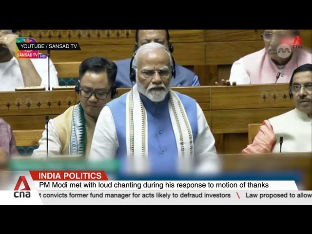 ⁣Indian PM Modi criticises opposition Congress party's 'politics of appeasement'