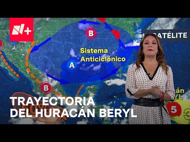 ⁣Huracán Beryl impactará Quintana Roo como categoría 1 - Las Noticias