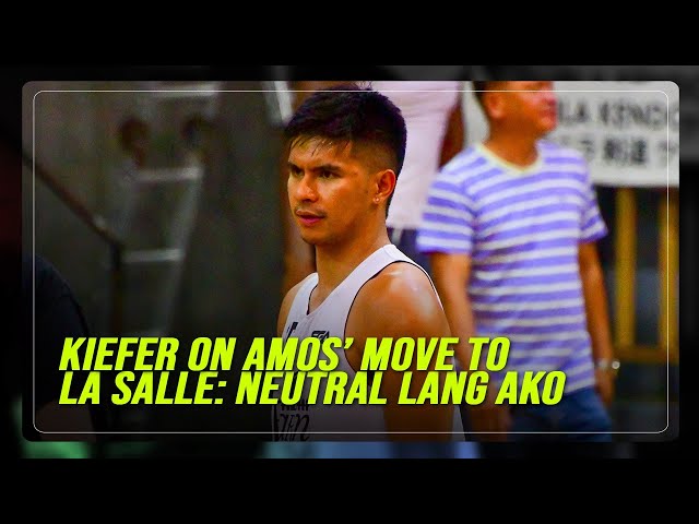 ⁣Kiefer Ravena reacts to Mason Amos’ transfer to La Salle | ABS-CBN News