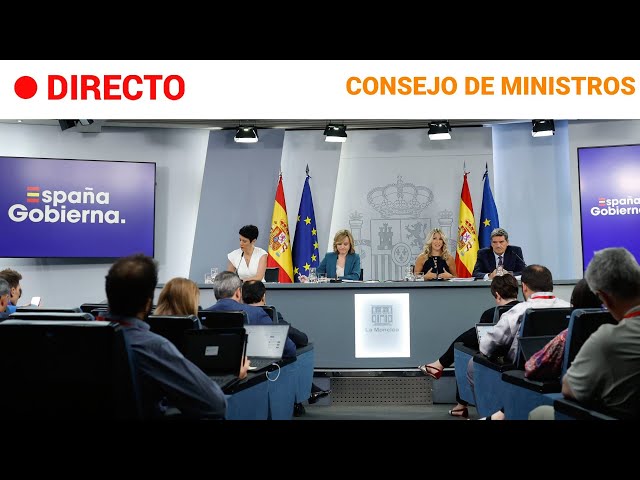 ⁣CONSEJO DE MINISTROS: GOBIERNO EXIGE a FEIJÓO que RECTIFIQUE ACUSACIONES contra CONSTITUCIONAL |RTVE