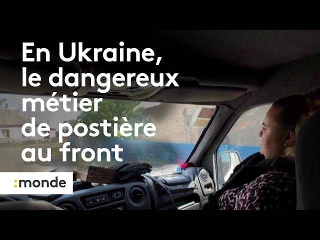⁣Ukraine : le dangereux métier de postière au front